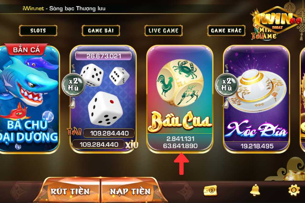 Hướng dẫn vào game bầu cua iWin chi tiết nhất